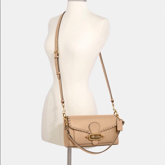 Coach Jade Shoulder Bag With Whipstitch - Picture 10 of 10